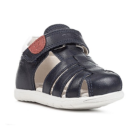 Sandale copii baieti din piele Geox, Albastru - B254VA_08554_C4002 [0]