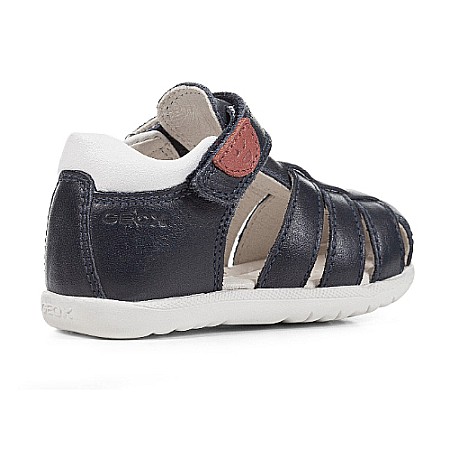 Sandale copii baieti din piele Geox, Albastru - B254VA_08554_C4002 [2]