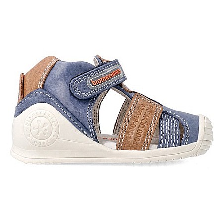 Sandale copii baieti din piele Biomecanics, Albastru - 212135-A [1]