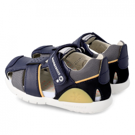 Sandale copii baieti din piele Biomecanics, Albastru - 212187-A [1]