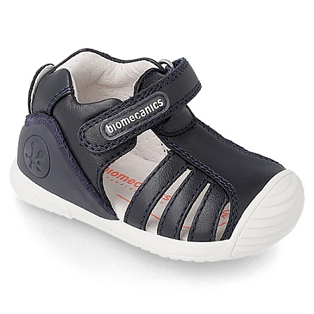 Sandale copii baieti din piele Biomecanics, Albastru - 222143-A [0]
