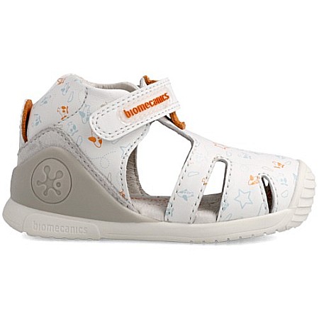Sandale primii pasi Biomecanics  Blanco y Aviones 222148-B [1]