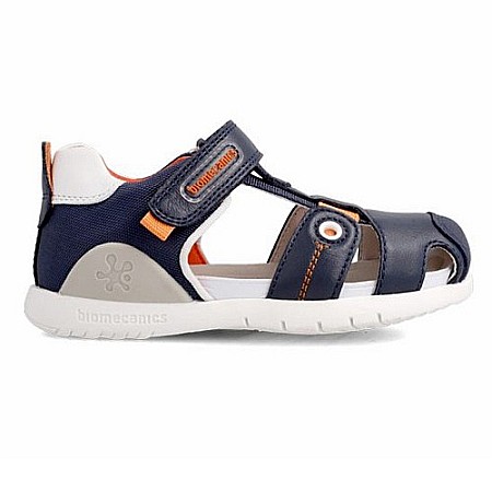 Sandale copii baieti din piele Biomecanics, Albastru - 222229-A [1]