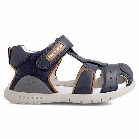 Sandale copii baieti din piele Biomecanics, Albastru - 222231-A [1]