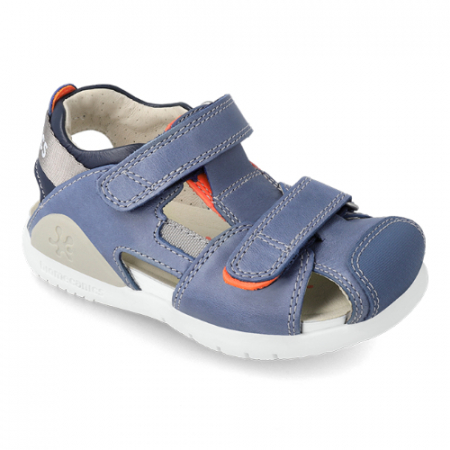 Sandale copii baieti din piele Biomecanics, Albastru - 212183-A [2]