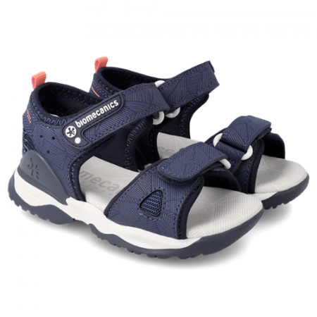 Sandale copii baieti din textil Biomecanics, Albastru - 222261-A [0]