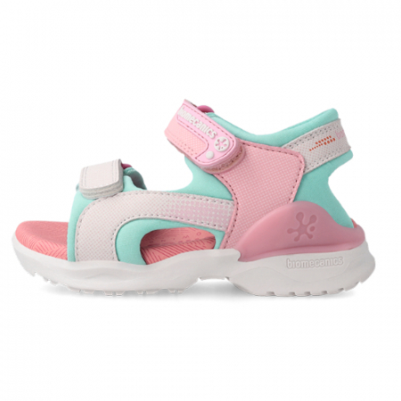 Sandale copii fete din textil Biomecanics, Roz - 222262-B [3]