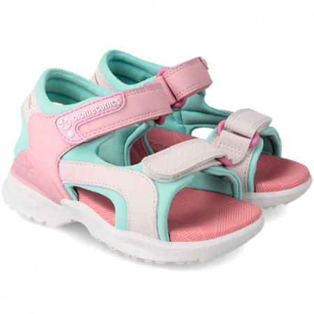 Sandale copii fete din textil Biomecanics, Roz - 222262-B [0]
