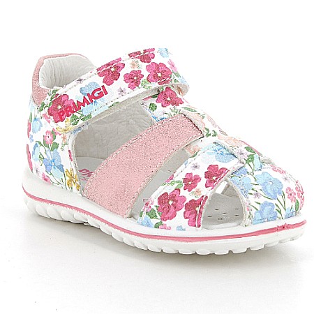 Sandale copii fete din piele Primigi, Alb - 5862011 [0]