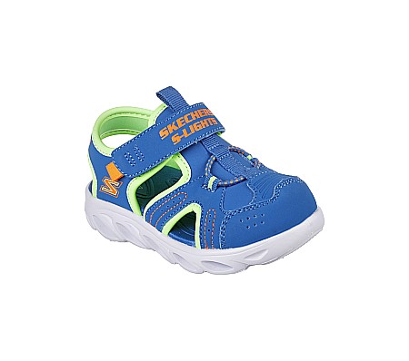 Sandale copii baieti din textil Skechers, Albastru - 401680 [0]
