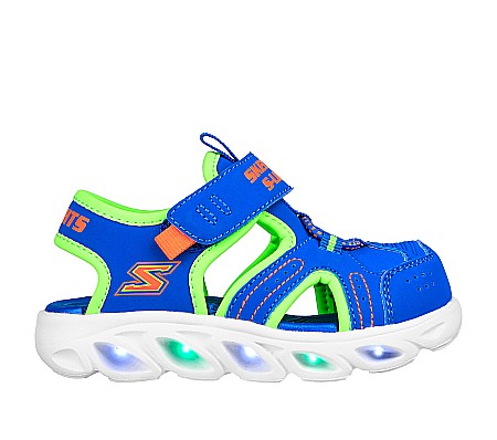 Sandale copii baieti din textil Skechers, Albastru - 401680 [1]