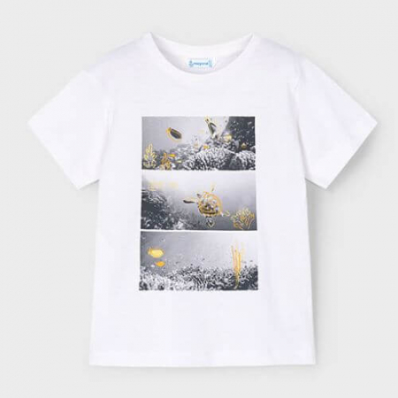 Set de tricou si pantaloni scurti pentru baieti Mayoral, Multicolor - 3610-029 [1]