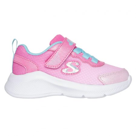 Pantofi copii fete din textil Skechers, Roz - 303579_PKLB [1]