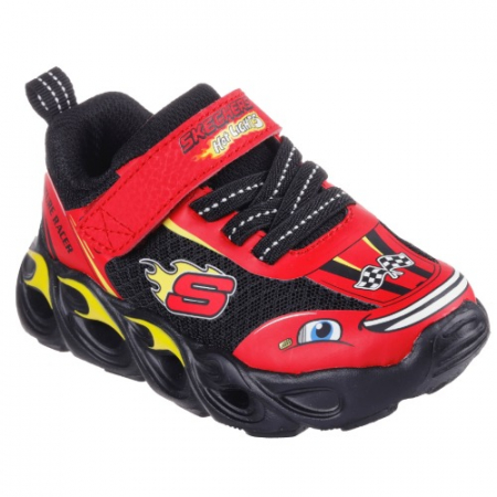 Noua Colectie De Toamna - Sneakers Skechers LED 402306N-RDBKRED