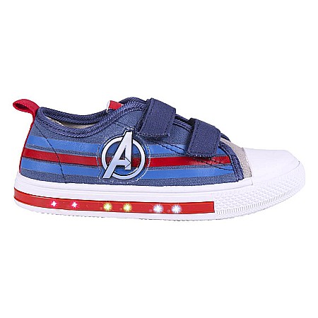 Pantofi copii baieti Avengers cu LED din textil Cerda, Albastru - 2300004712 [0]