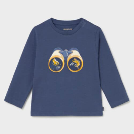 Bluze-Tricouri Baieti - Tricou interactiv pentru baieti Mayoral, Ocean - 1017-31