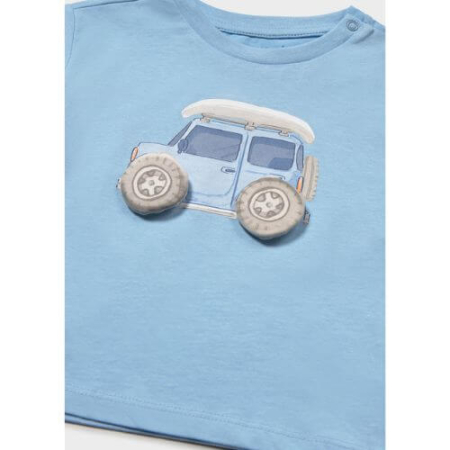 Tricou din bumbac pentru baieti Mayoral, Sky Blue - 1011-89 [1]
