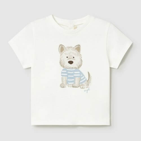 Imbracaminte Copii - Tricou din bumbac pentru fete Mayoral, Alb - 1001-72