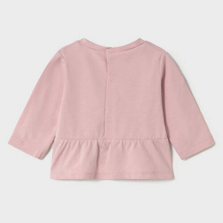 Tricou din bumbac pentru fete Mayoral, Roz - 1071-66 [2]