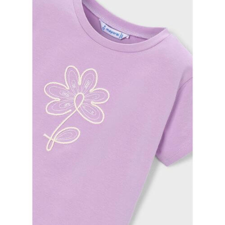 Bluze-Tricouri Fete - Tricou din bumbac pentru fete Mayoral, Mov - 174-59