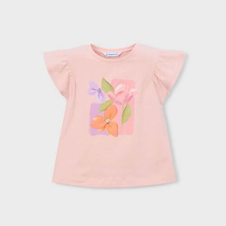 Imbracaminte Copii - Tricou din bumbac pentru fete Mayoral, Blossom - 3007-83