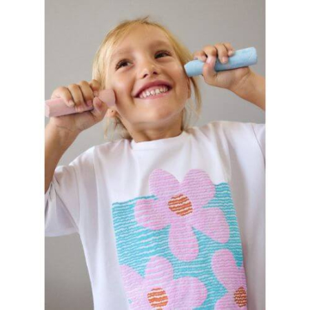 Imbracaminte Copii - Tricou din bumbac pentru fete Mayoral, Alb - 3016-25