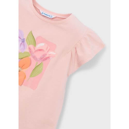 Tricou din bumbac pentru fete Mayoral, Blossom - 3007-83 [5]