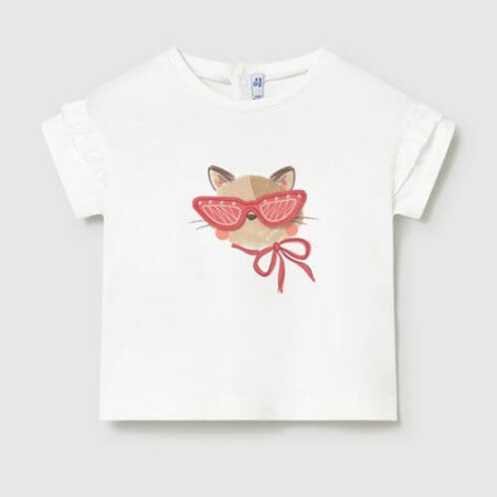 Bluze-Tricouri Fete - Tricou din bumbac pentru fete Mayoral, Blossom - 1080-96