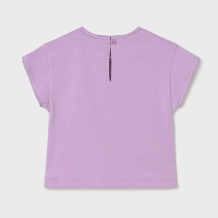 Tricou din bumbac pentru fete Mayoral, Lilac - 1087-26 [2]