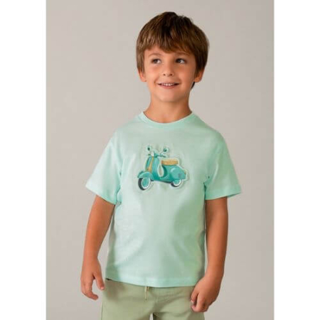 Tricou din bumbac pentru baieti Mayoral, Mint - 3059-25 [3]