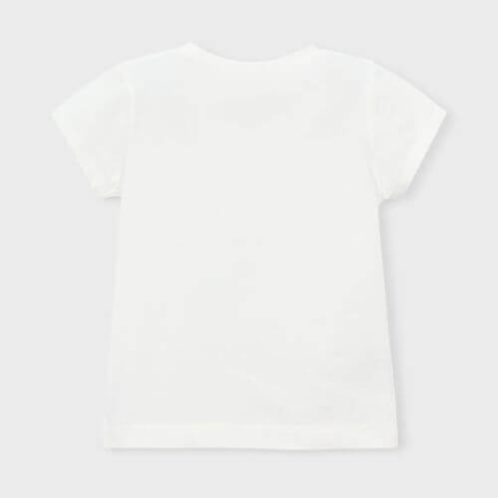 Tricou din bumbac pentru fete Mayoral, Alb - 1174-57 [2]