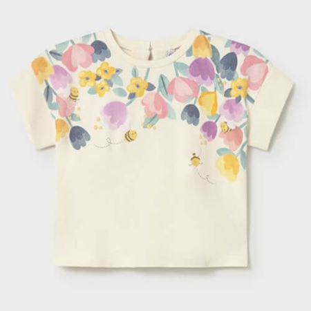 Imbracaminte Copii - Tricou din bumbac pentru fete Mayoral, Alb - 1085-21