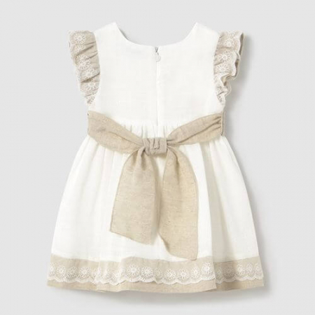 Rochie din bumbac si In Mayoral, Alb - 1908-031 [2]