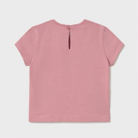 Tricou din bumbac pentru fete Mayoral, Roz - 1043-052 [2]