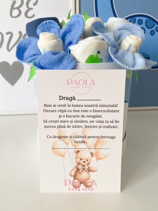 Bine ai venit pe lume – Set cadou bebeluși Premium 8 piese cu hăinuțe de la Primark [5]