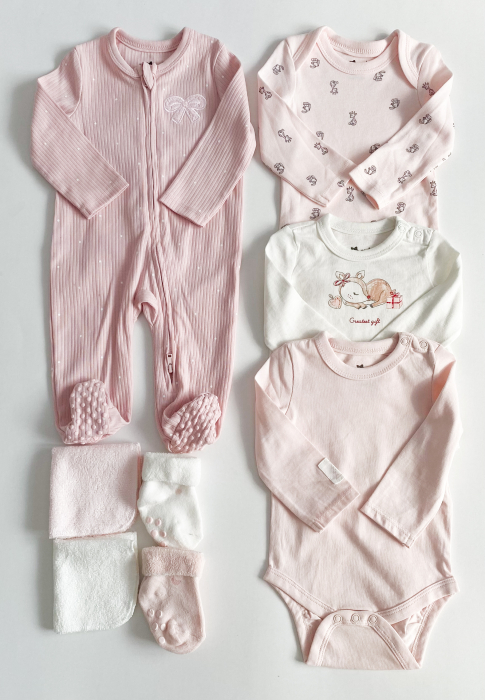 Bucurie în culori – Cutie cadou bebeluși fetiță piese [6]