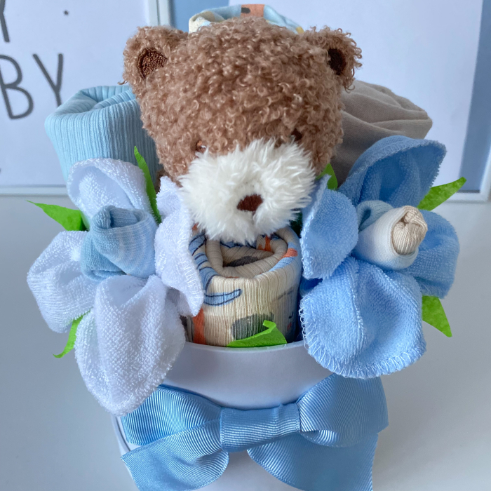 Bun venit pe lume – Cutie cadou nou-născut băiețel, 10 piese adorabile [3]