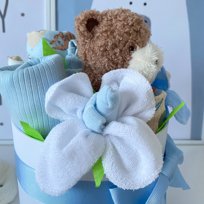 Bun venit pe lume – Cutie cadou nou-născut băiețel, 10 piese adorabile [5]
