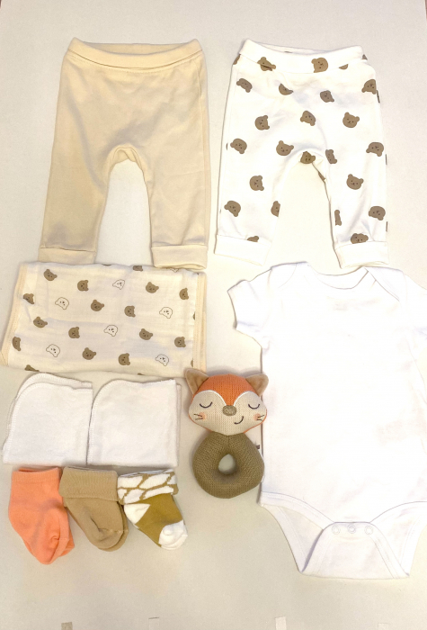 Cadou Nou-Născut Băiat – Set 11 Piese cu Jucărie Zornăitoare Vulpe [5]