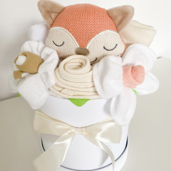 Cadou Nou-Născut Băiat – Set 11 Piese cu Jucărie Zornăitoare Vulpe [2]