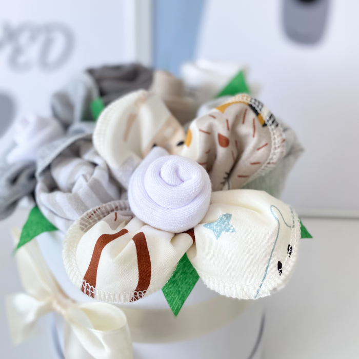 Cutie cadou nou-născut băiat – set 8 piese utile și delicate [4]