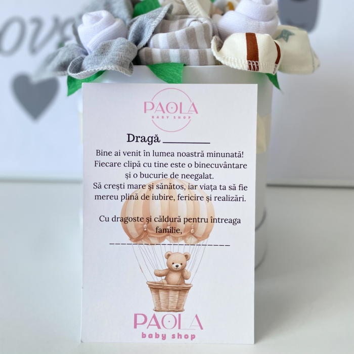 Cutie cadou nou-născut băiat – set 8 piese utile și delicate [6]