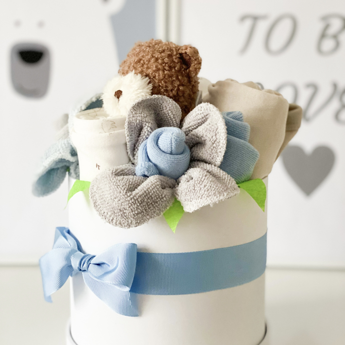 Cutie cadou nou-născut băiat – set 8 piese utile și delicate [4]