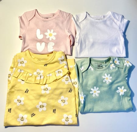 Cutie cadou nou născut fetiță - Yelow and Pink [8]