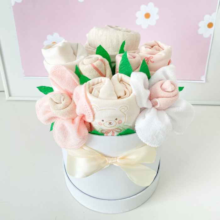 Flori pentru o Minune – Cutie cadou nou-născut fetiță [2]
