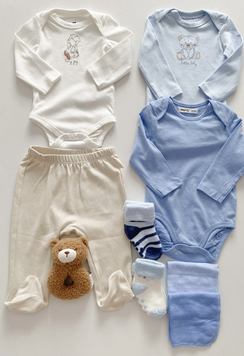 Set Cadou Nou-Născut  8 piese Blue [5]