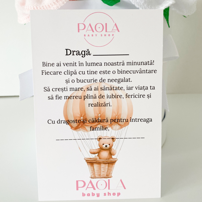 Zâmbet de Primăvară – Cutie cadou nou-născut fetiță 11piese cu puiuț jucăuș [2]