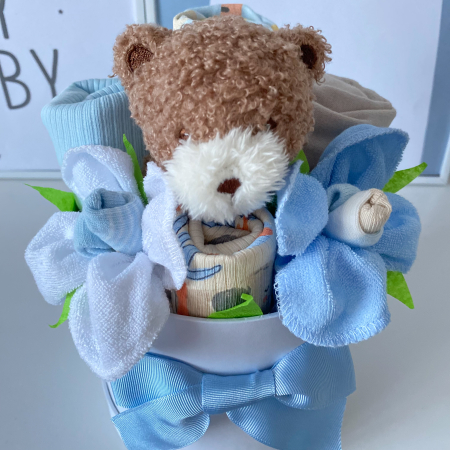 Bun venit pe lume – Cutie cadou nou-născut băiețel, 10 piese adorabile [2]