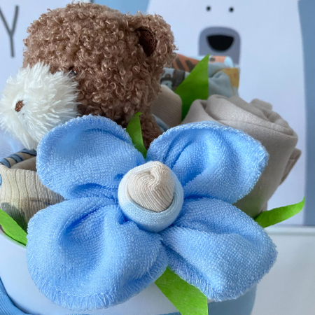 Bun venit pe lume – Cutie cadou nou-născut băiețel, 10 piese adorabile [3]