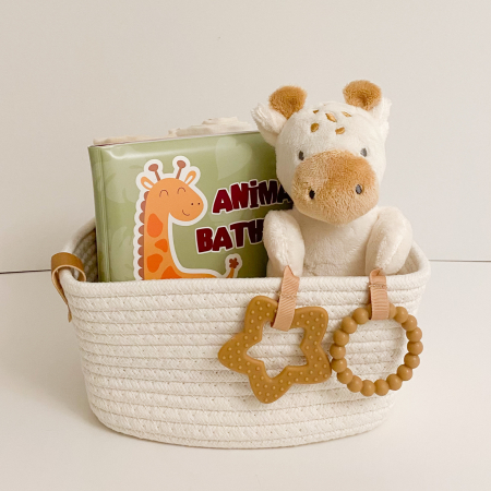 Cutii cadou pentru bebeluși - Cadou Neutru Nou-Născut – Set Baby cu Pluș și Carte